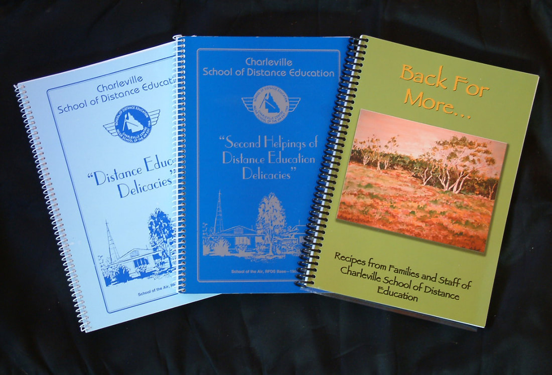 3 cookbooks from families of Charleville SDE students