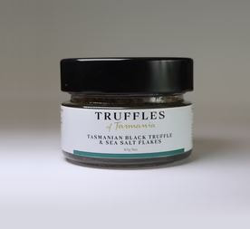 jar of black truffle salt from Tasmania