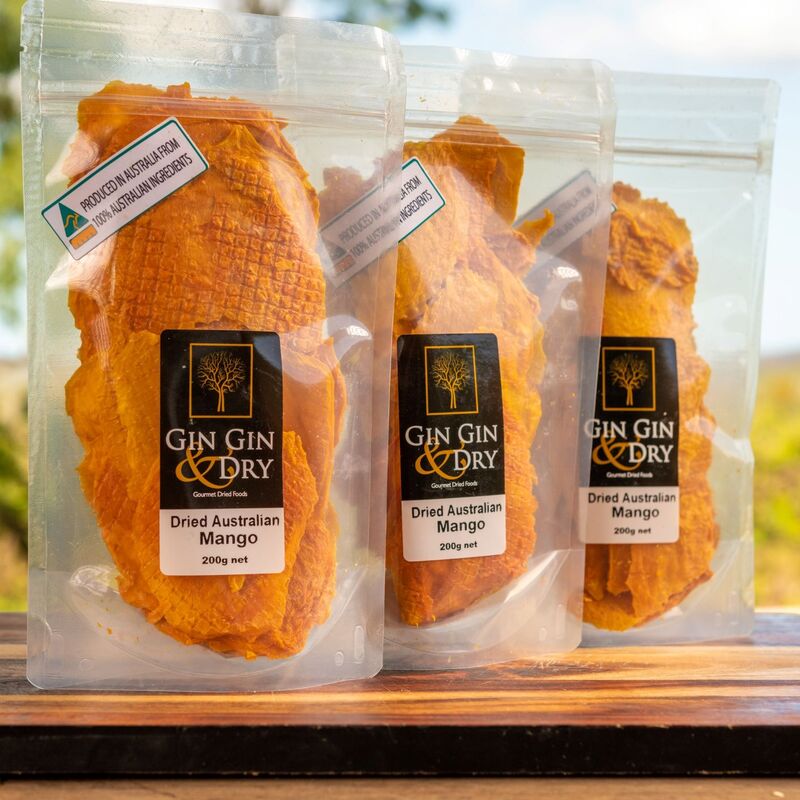packets of dried mango